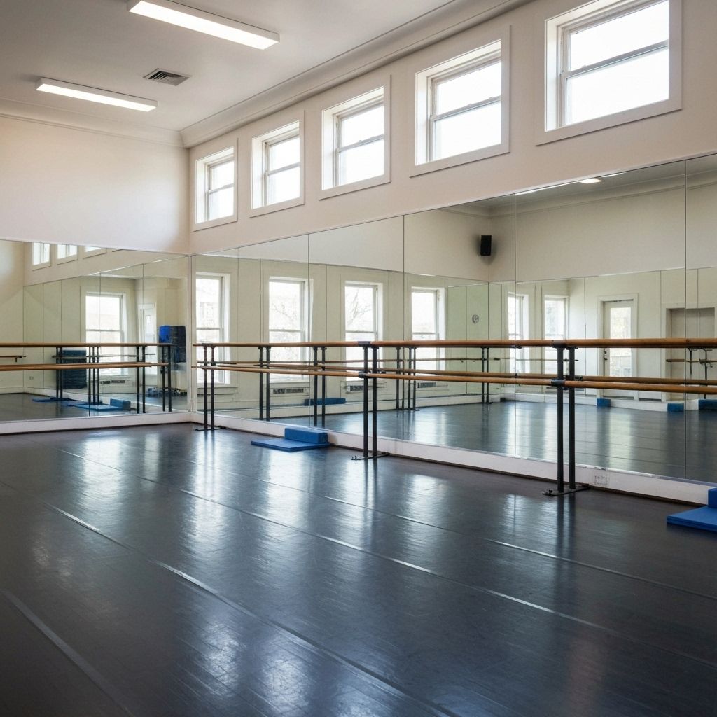 Dance studio interior